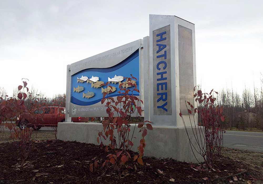 freestanding signs anchorage